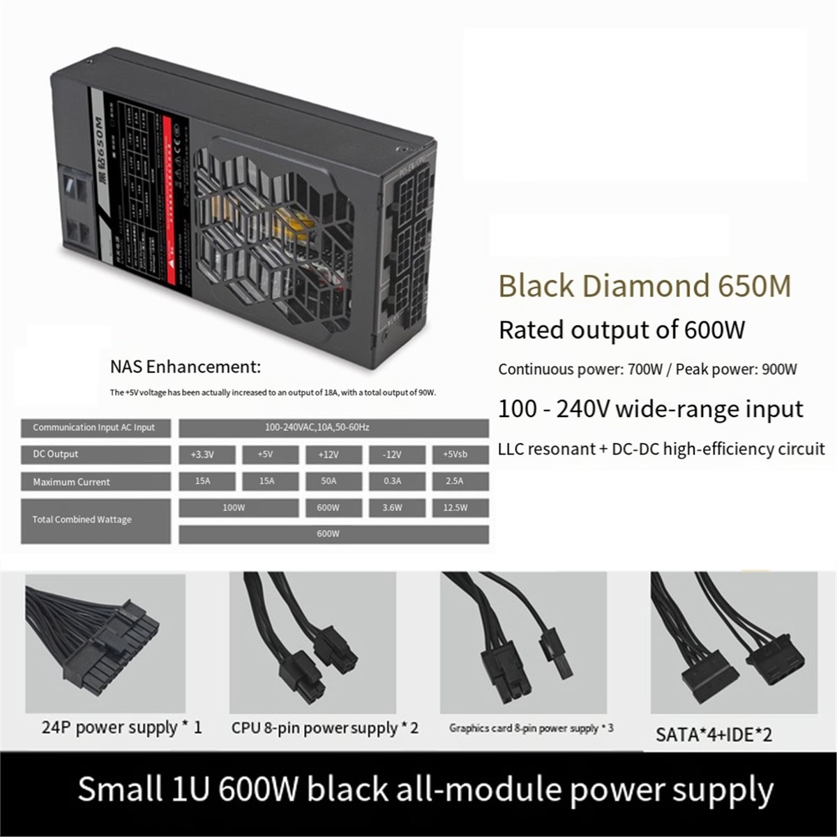[حزمة اقتصادية] مزود طاقة معيا - مراجعة Flex Atx Power Supply 600W 1U وسعره
